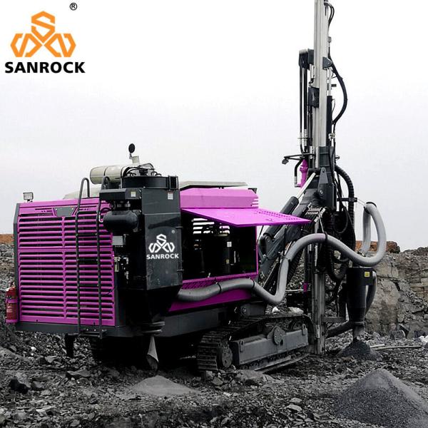 Hydraulic DTH Drilling Rig Rotary Blast Hole Deep 60m Crawler Mining Drilling Equipment