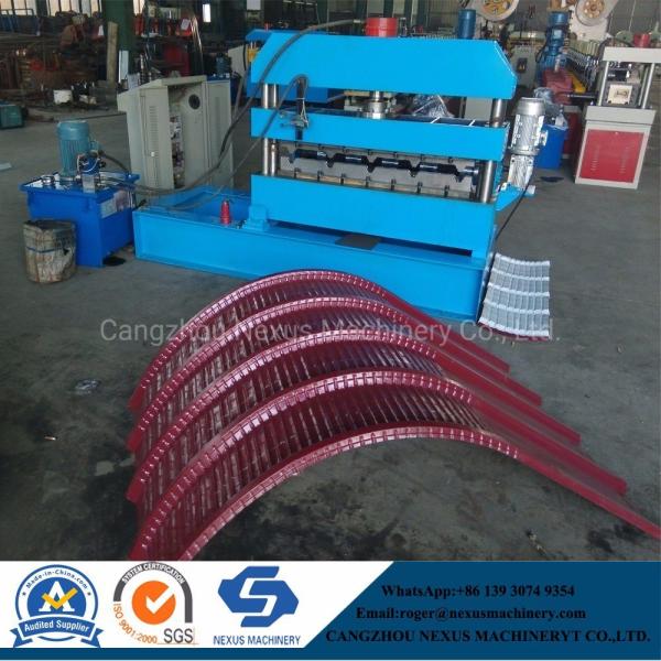 Crimping Curving Arch Roof Sheet Roll Forming Machine From China