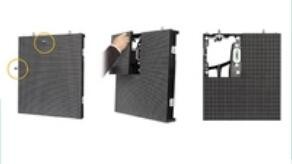 China Indoor P2.9 Front Service Led Sign Rental Die Casting Cabinet Material 500x500mm on sale