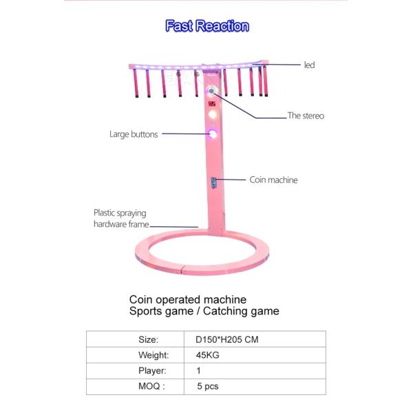 Fast Reaction Quick Response Hand Speed Extreme Challenge Electric Baton Game