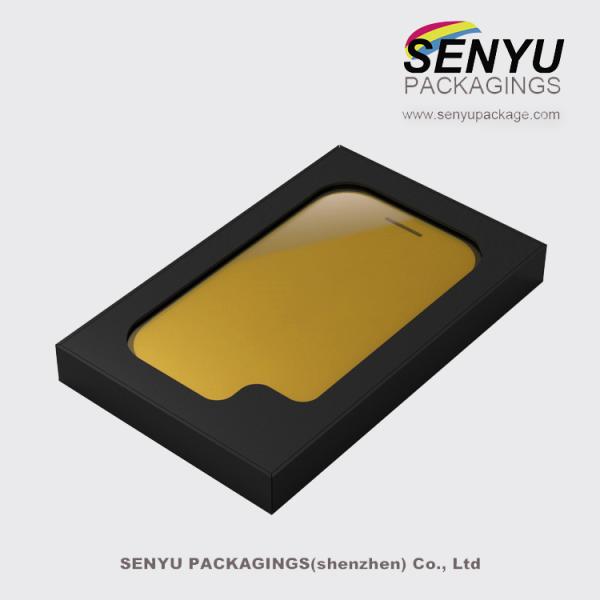 Custom Printing Service Paper Packaging Paper Phone Game Card Box with Plastic Window
