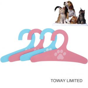 Quality Cute Wood Dog Clothes Hangers Pet Apparel Display Accessories for sale