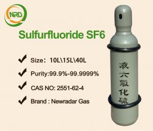 Quality Colorless Liquefied Gas Refrigerant Gas  Sulfur Hexafluoride as a Dielectric Gas Electron Grade Industrial Grade for sale