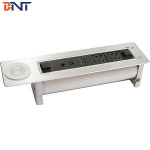 factory supplier black flipping electric desktop socket