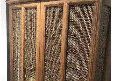 Ss304 Versatile Decorative Metal Mesh Copper Bronze Silver Color For Furniture