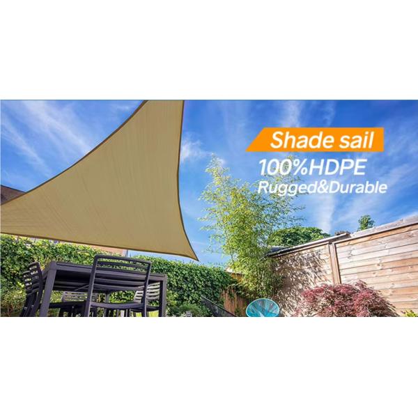 Competitive price USA market high quality triangle sun shade sail for outdoor use