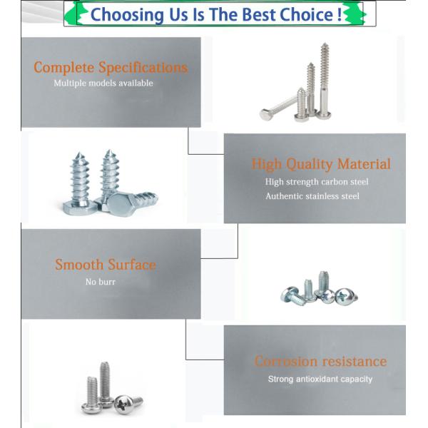 Cross Recessed Round Head Triangle Lock M5 Thread Forming Screws for Sheet Metal