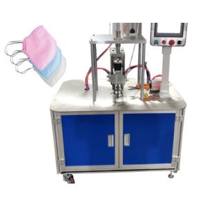 L Column Design Semi Automatic KN95 Mask Machine For Ear Belt