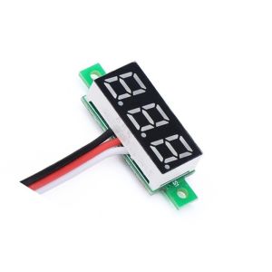 3 Wire 0.28" Smart Lighting System DC 0-100V Digital Voltage Meter High Accuracy