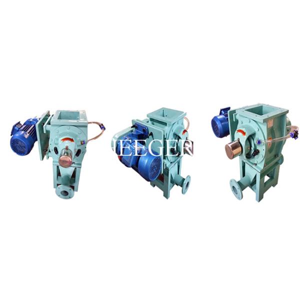 8.5L Drop Through Rotary Valve 6 Tons/h 10 Blades Pneumatic Air Lock
