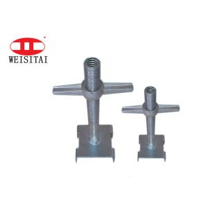 Quality Adjustable Frame Scaffolding Screw Jack U Head Electro Galvanized for sale