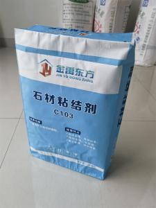 Quality 50kg BOPP Woven Bags Ceramic Tile Glue Packaging Custom PP Cement Woven Bags for sale