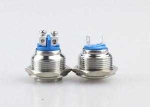 Quality NC NO Momentary Push Button Switch Doorbell Self Reset Silver Alloy Contact Material for sale