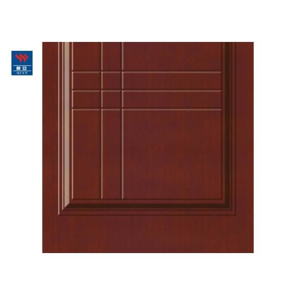 Main Entrance Fireproof Residential Single Iron Front Door