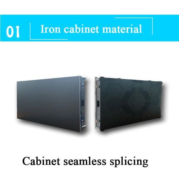 Brightness 800-1200cd/M2 P2.5 Indoor LED Display Screen , Church LED Video Wall Display