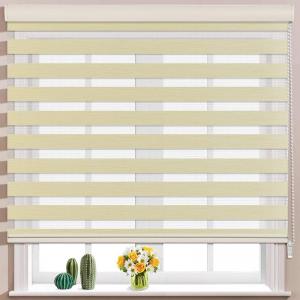 Quality Waterproof Manual Roller Shades Window Curtains Roller Shades 100% Polyester Fabric for sale