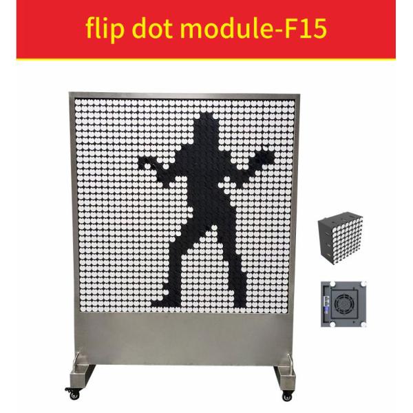 15mm 8x8 Mechanical Flip Dot Display Screen Interactive Flip Billboard Retailer