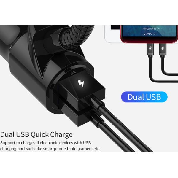 1.44inch LCD Handsfree Bluetooth Car Kit 3.5mm Bluetooth Car Adapter