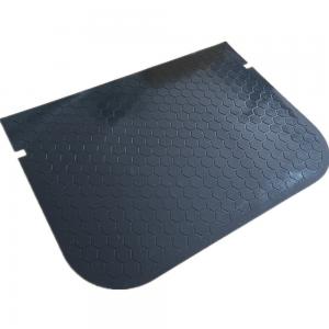 China Easy Cleaning Water Proof Non Slip Black Hexagon Rubber Door Mat on sale