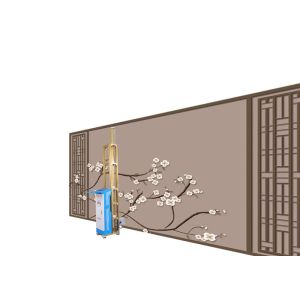 2880dpi Accuracy Vertical Wall Printing Machine , 3d Printer For Wall Painting