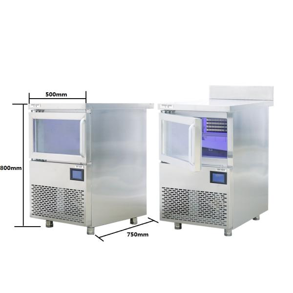 Water Cooling Commercial Bar Ice Maker Stainless Steel 304 Material
