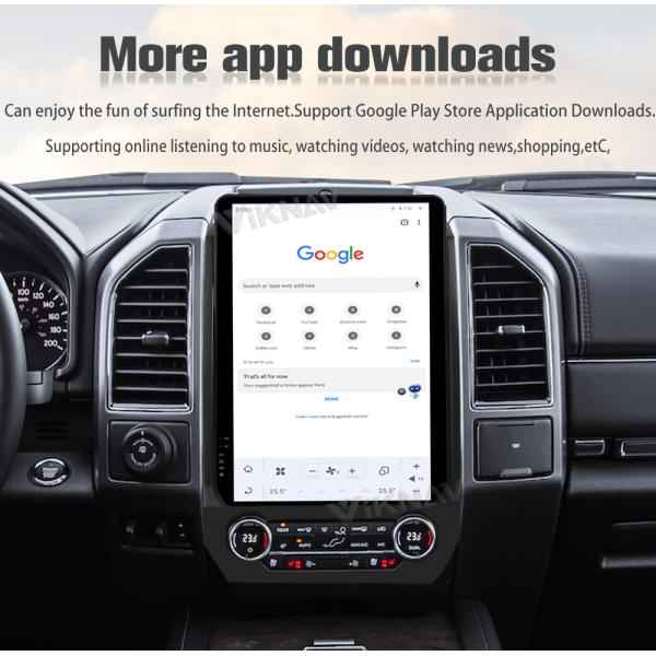 Viknav Car Radio For Ford Expedition (2016-2022) 14.4 Inch Android Head Unit Touch Screen GPS Multimedia Player Auto