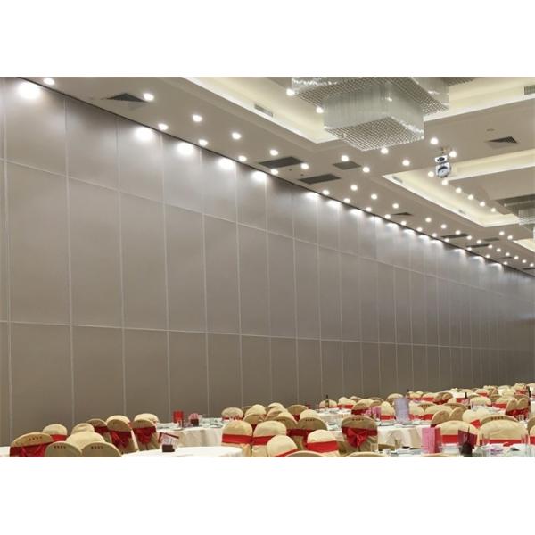 Restaurant Soundproof Sliding Folding Wall Partition Fully Retractable