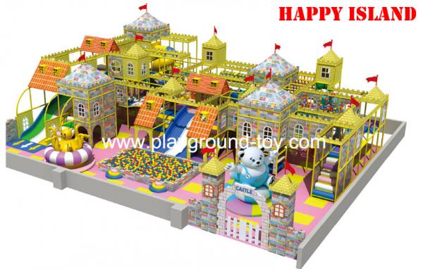 Buy Toddler  Kid  Indoor Playground Equipment With Food Grade Material LLDPE Castle Series at wholesale prices
