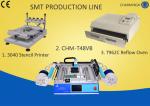 T962C Reflow Oven SMT Production Line 3040 Stencil Printer Chmt48vb Table Top