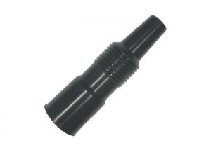 China 1 KΩ Straight Black Silicone Rubber Unit Spark Plug Cable Ignition Coil Wire Connector on sale