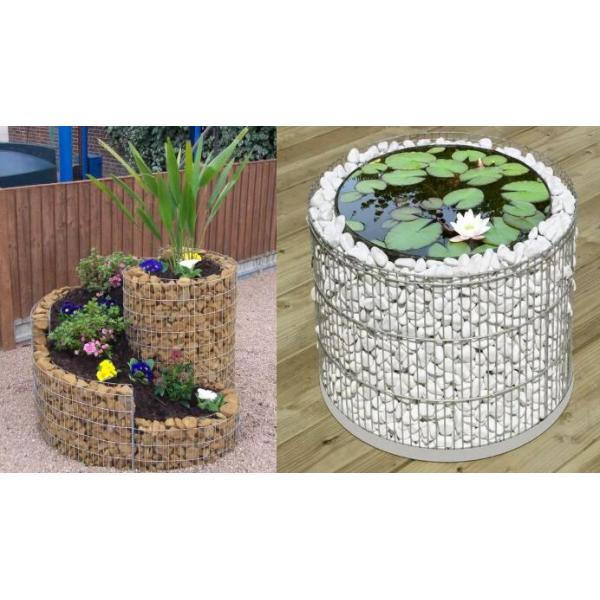 Stone Retaining Wall Decorative Galvanised Garden Gabion Box