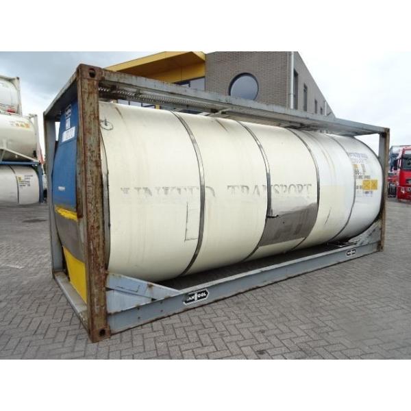 Certified CSC T11 ISO Tank Container 21000L to 26000L for Chemical Storage Made of Steel and Corten Steel
