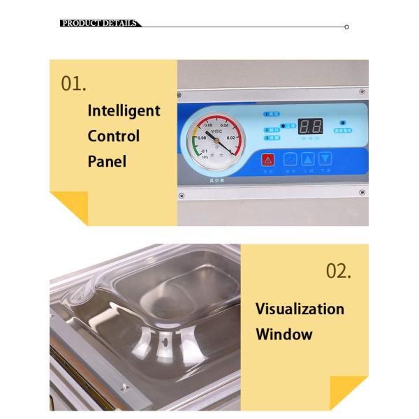 DUOQI DZ-260A Automatic Vacuum Packaging Machine for Commercial Meat Fish and Chicken