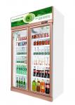 Upright Cooler Commercial Glass Door Refrigerator Cold Drink Beverage Display