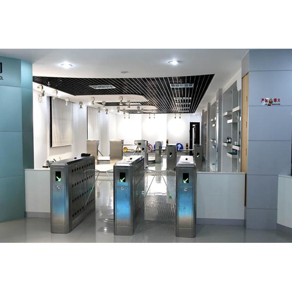QR Code Access Control Flap Barrier Gate Drive Shaft System For Subway