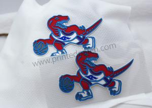 Quality OEKO Dinosaur 15S Heat Press Clothing Labels Hot Melt Glue for sale