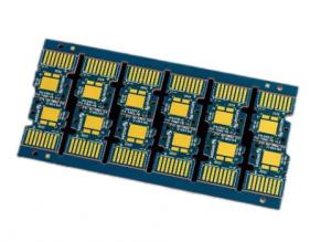 China Clab Dark Blue Blank Copper PCB Board 2 Layer 2OZ 2.0mm HASL ENIG on sale