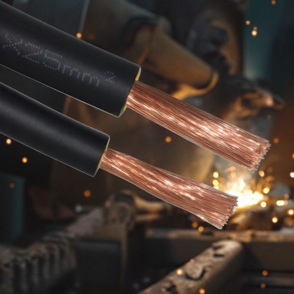 Aging Resistance Rubber Welding Cable With Stranded Copper Conductor