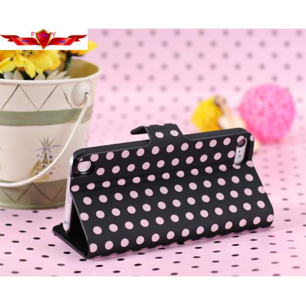Foldable Ipod Touch 5 PU Leather Cases With Holder