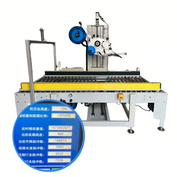 Top And Bottom Flat Labeling Machine 500W Carton Labeling Machine Customized