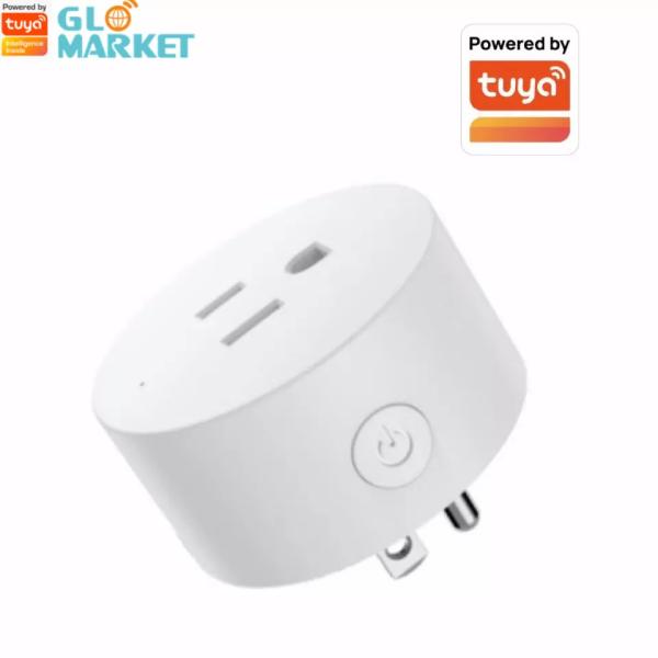 Glomarket Tuya Smart WiFi Plug Mini Wireless US Plug Work With Google Echo