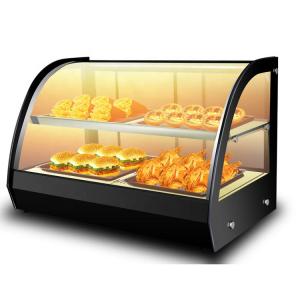 Quality Fast Food Electric Food Warmer Display Pastry Showcase with 220V 250W Voltage Customize for sale