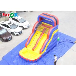 Simple PVC Inflatable Slide Single Dinosaur Dry Slide Inflatable Bounce House