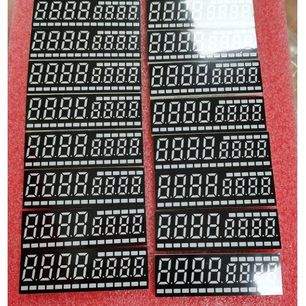 White SMD Custom 8 Digit 7 Segment LED Display Common Cathode