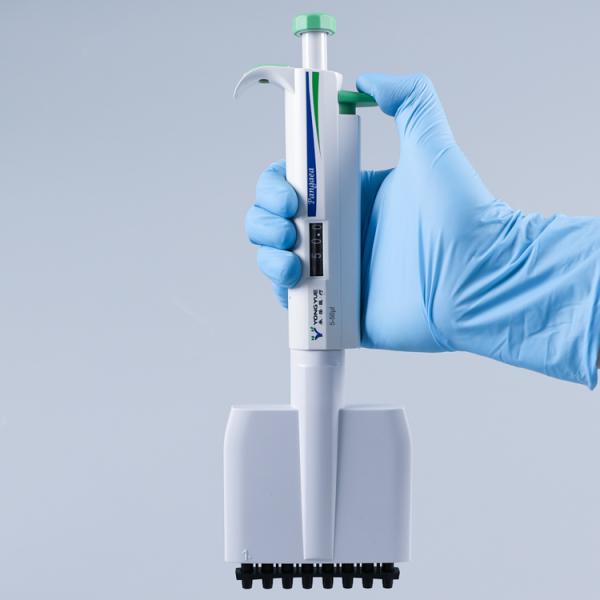 8 Channel Lab Pipettes 0.5-1000ul Adjustable Volume for Pipette Tips