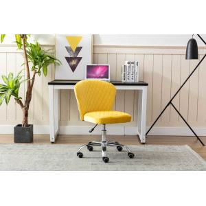 Quality Computer Chair Task Chair Home Executive Desk Chair-Yellow for sale