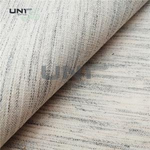 Quality Stiff Interlining Material , Rayon Woven Fusing For Garment for sale