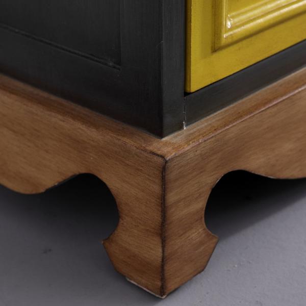 142cm Solid Wood Corner Cabinet