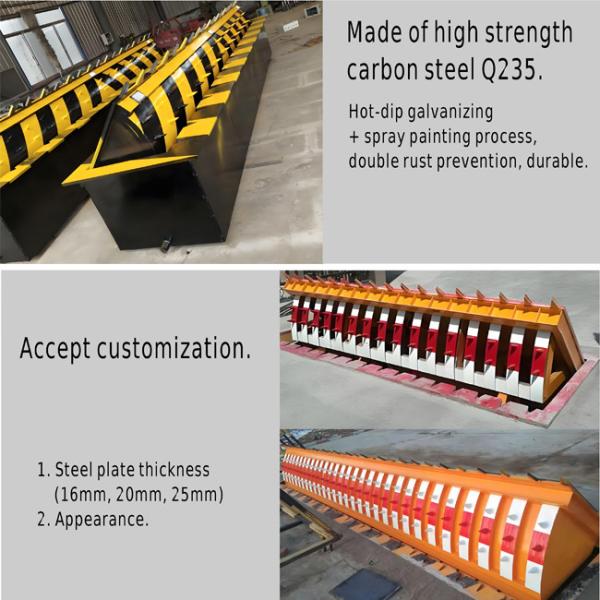 3.7KW K12 Hydraulic Road Blocker System IP68 Automatic Road Blocker