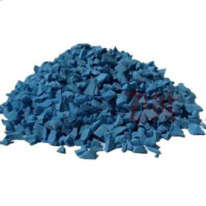 Buy cheap Sky Blue Color Rubber Granules Safety Indoor EPDM Pellets CE Approved from wholesalers